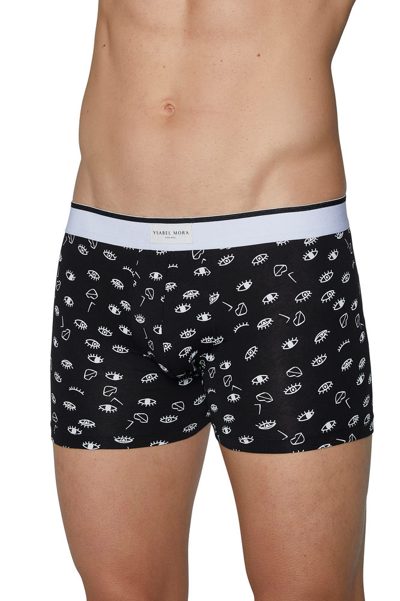 Photo 4 de Lot de 2 boxers yeux noir et corail