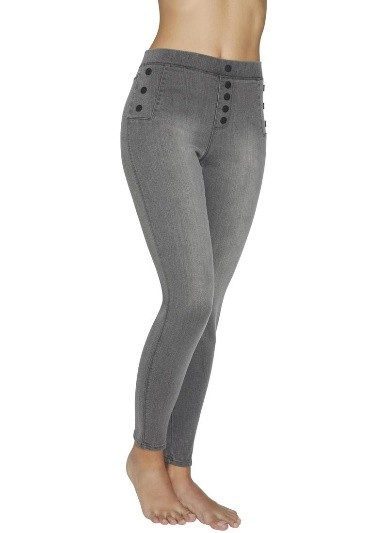 Photo 3 de Legging effet jean gris
