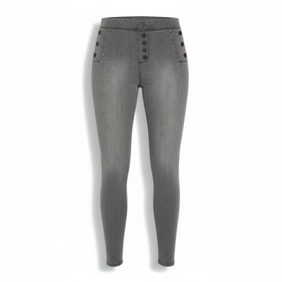 Photo 4 de Legging effet jean gris
